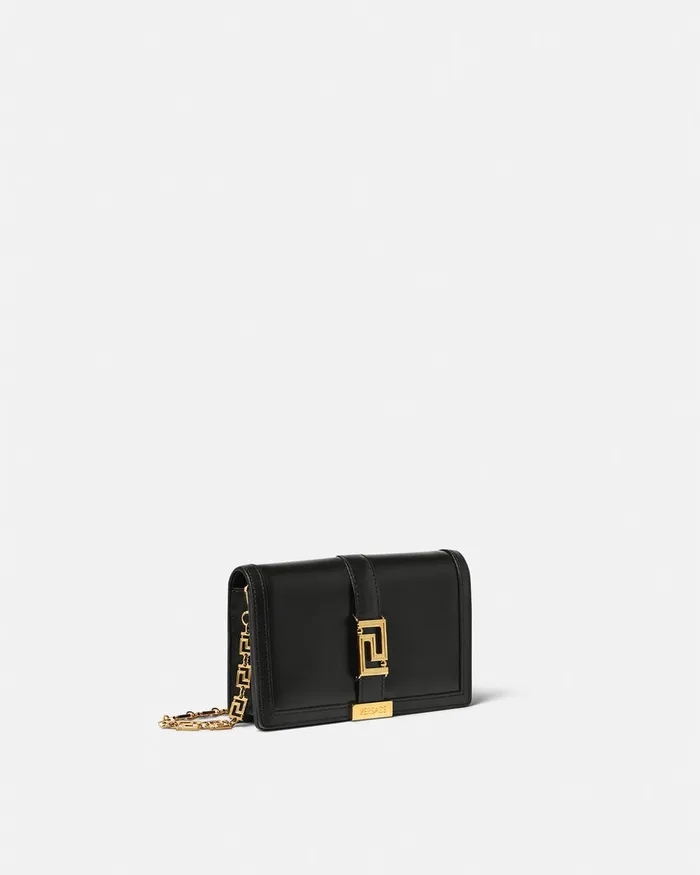 Greca Goddess Women Versace Greca Goddess Mini Bag Blackgold