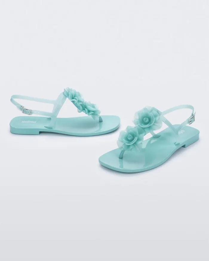 Harmonic Squared Garden Green Women Melissa Sandals