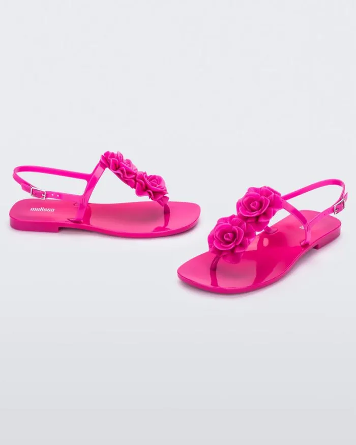 Harmonic Squared Garden Pink Women Melissa Sandals