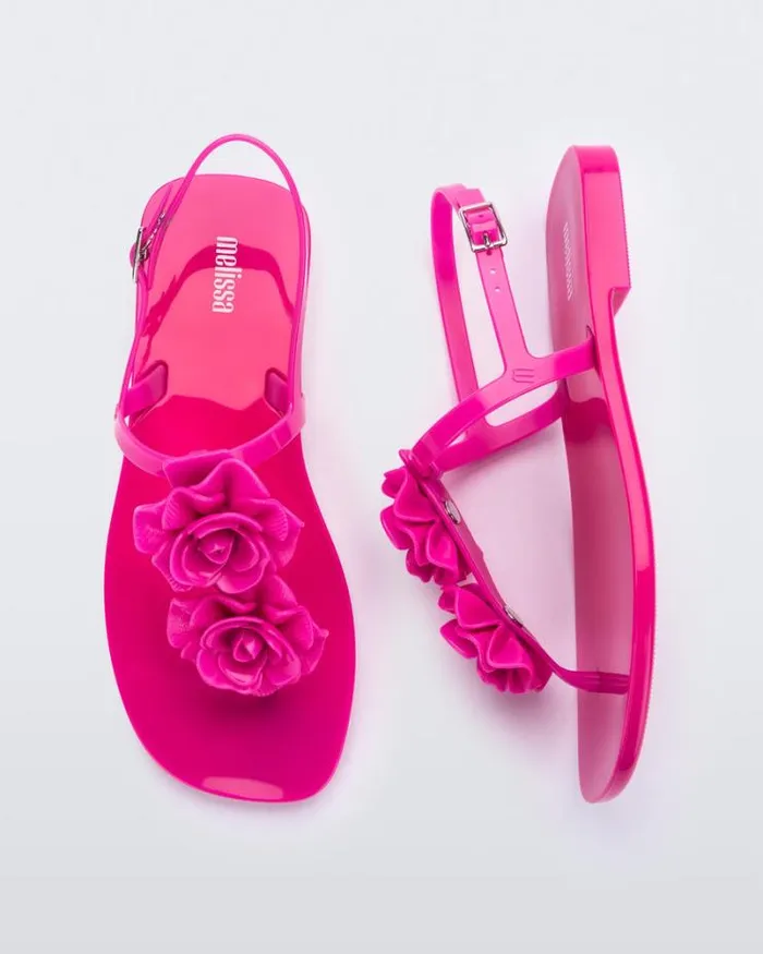 Harmonic Squared Garden Pink Women Melissa Sandals