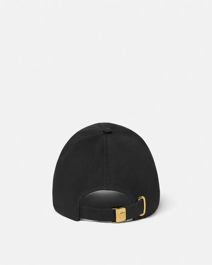 Hats and Caps WomenMen Versace Pride Embroidered Logo Baseball Cap Black