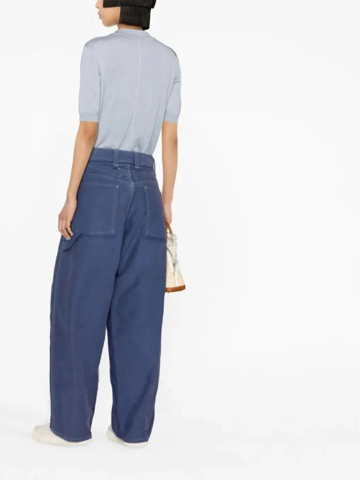 Henrik Vibskov Boutique 5 Pocket Denim Pants 8211 Cobalt Blue Women Pants
