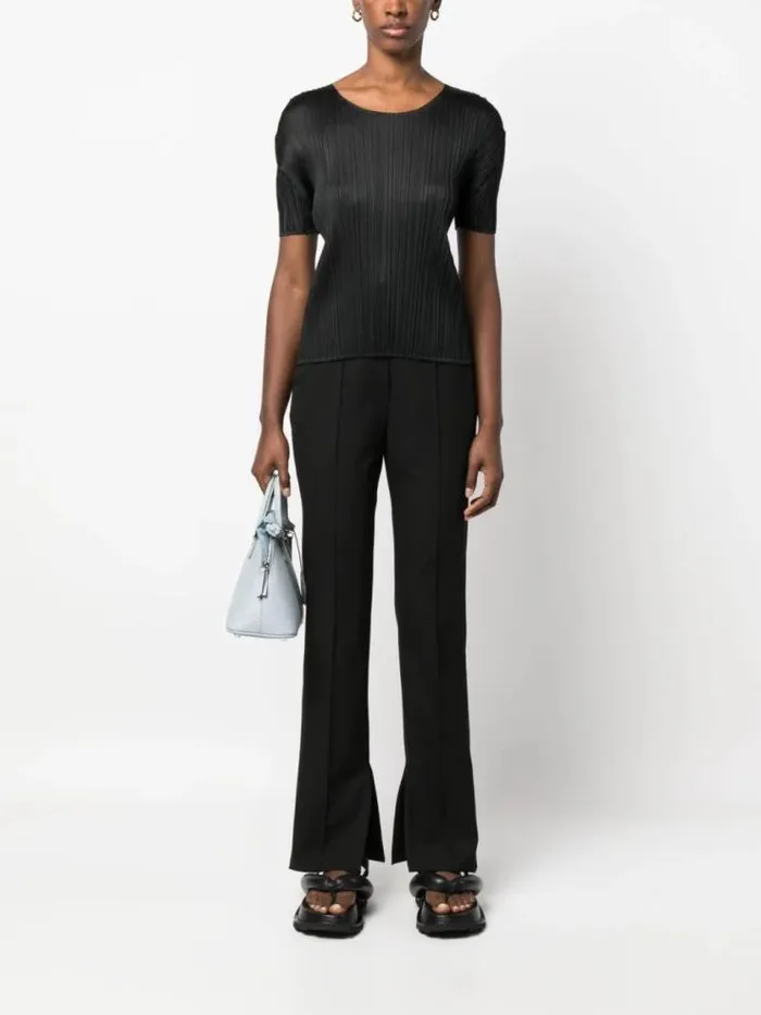 Henrik Vibskov Boutique AW23 Short Sleeve Top 8211 Black Women Tops