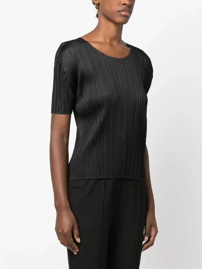 Henrik Vibskov Boutique AW23 Short Sleeve Top 8211 Black Women Tops