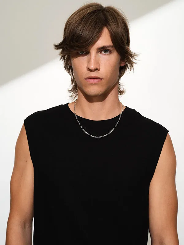 Henrik Vibskov Boutique Bo Chain Slim 8211 Silver Men Necklaces