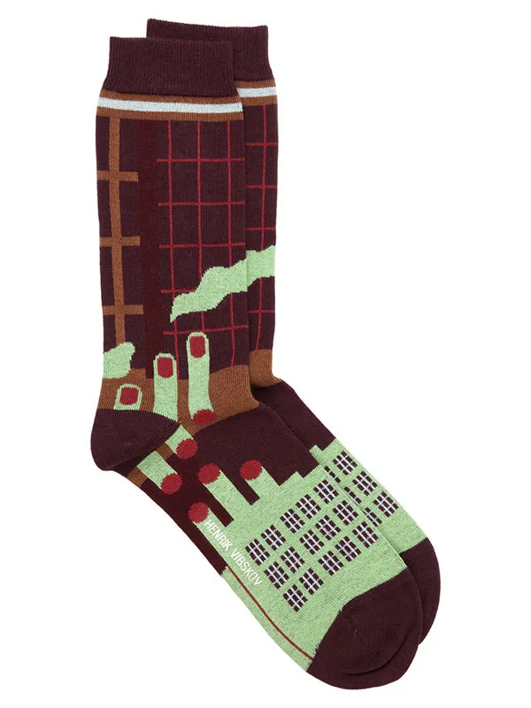 Henrik Vibskov Boutique Chopped Finger Factory Socks Homme 8211 Brown Pistachio Factory Men Socks Henrik Vibskov Boutique Chopped Finger Factory Socks Homme 8211 Brown Pistachio Factory Men Socks
