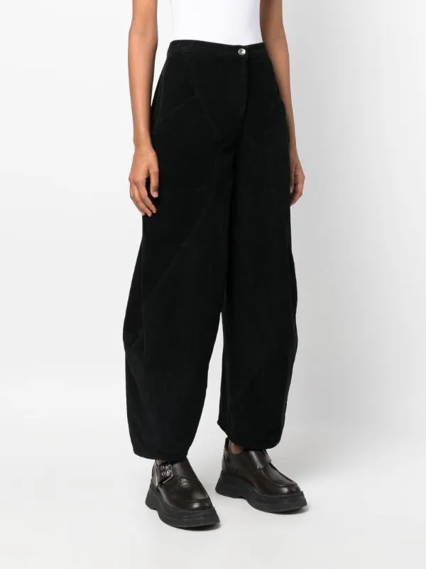 Henrik Vibskov Boutique Digi Corduroy Pants 8211 Black Women Pants