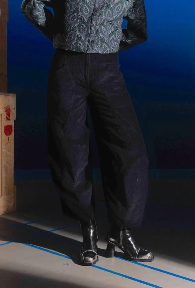 Henrik Vibskov Boutique Digi Corduroy Pants 8211 Black Women Pants