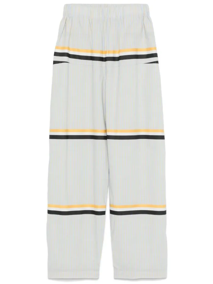 Henrik Vibskov Boutique Eclipse Pants 8211 Blue Yellow Stripes Men Pants