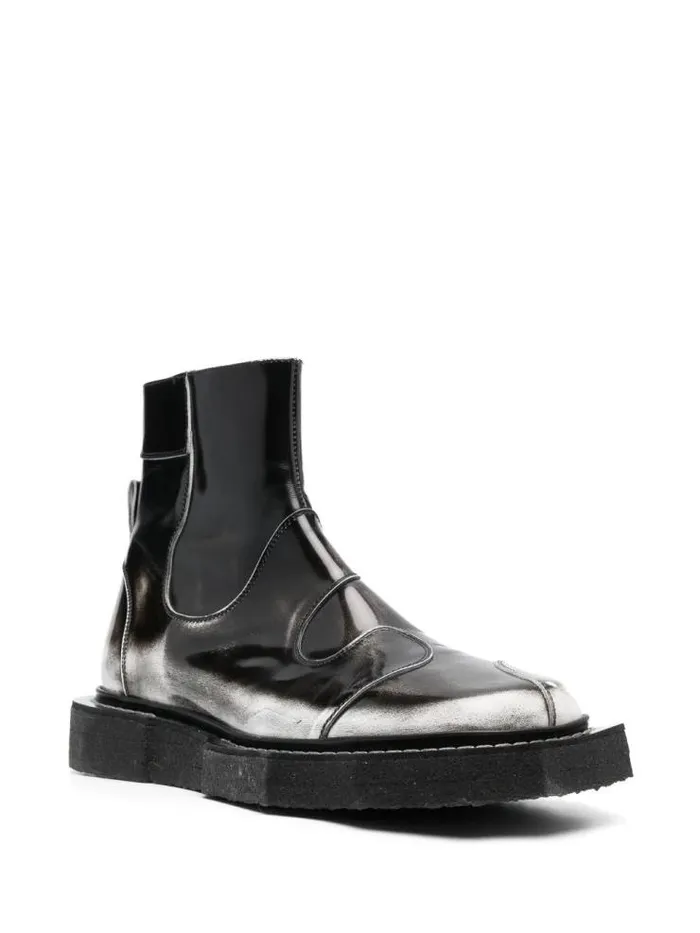 Henrik Vibskov Boutique Enzo Driver Boot 8211 White Brush Off Men Boots