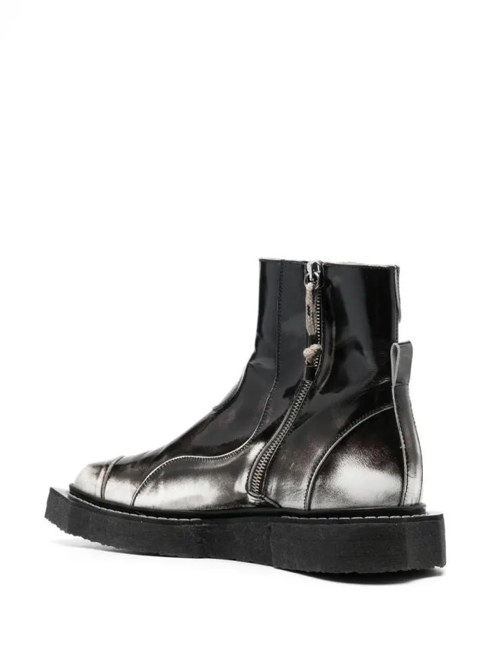 Henrik Vibskov Boutique Enzo Driver Boot 8211 White Brush Off Men Boots