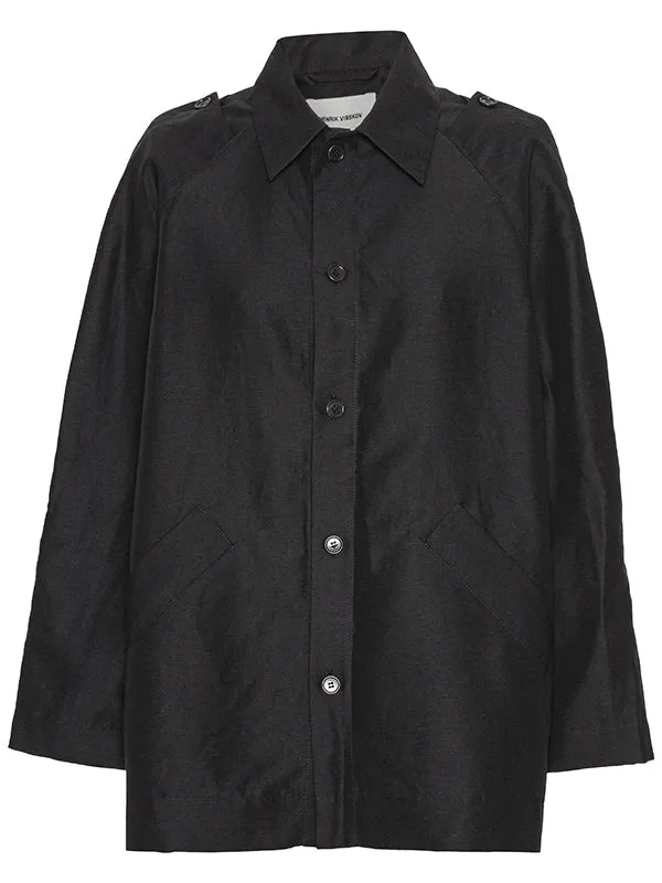 Henrik Vibskov Boutique Flip Jacket 8211 Black Women Jackets and Coats