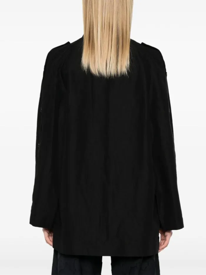 Henrik Vibskov Boutique Flip Jacket 8211 Black Women Jackets and Coats