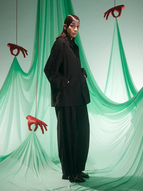 Henrik Vibskov Boutique Flip Jacket 8211 Black Women Jackets and Coats