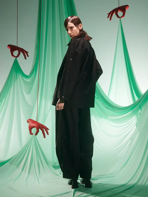 Henrik Vibskov Boutique Flip Jacket 8211 Black Women Jackets and Coats