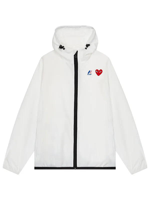 Henrik Vibskov Boutique KWay Cagoule 8211 White Men Jackets and Coats