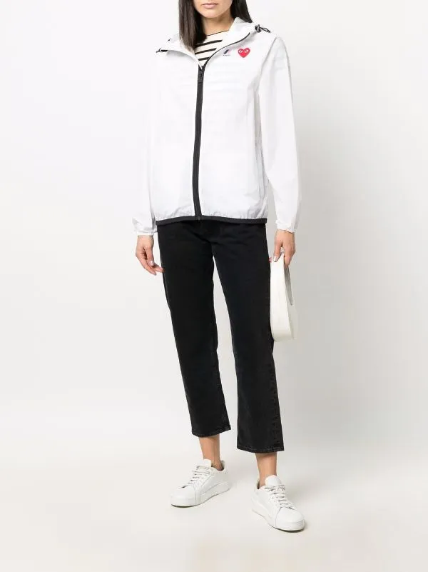 Henrik Vibskov Boutique KWay Cagoule 8211 White Men Jackets and Coats