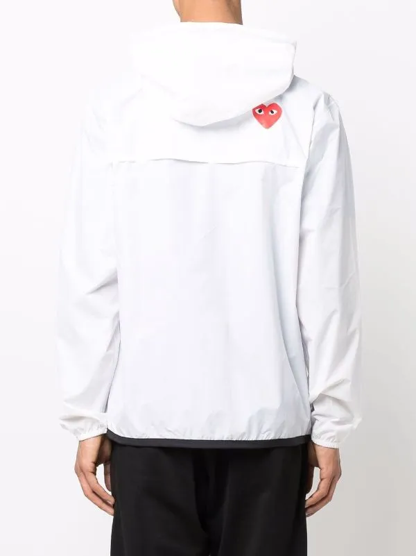 Henrik Vibskov Boutique KWay Cagoule 8211 White Men Jackets and Coats
