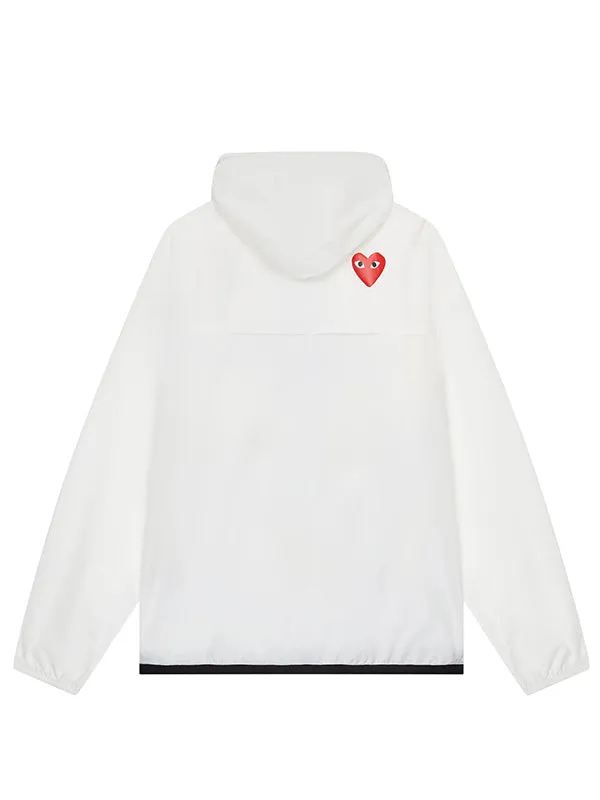 Henrik Vibskov Boutique KWay Cagoule 8211 White Men Jackets and Coats