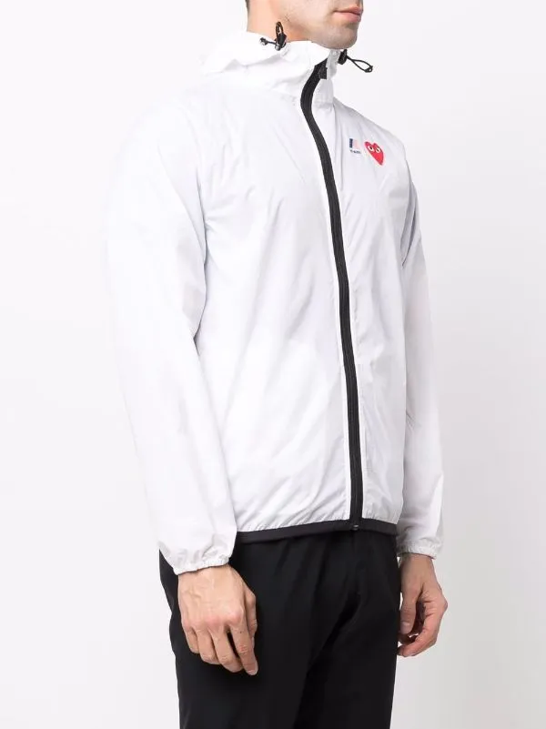 Henrik Vibskov Boutique KWay Cagoule 8211 White Men Jackets and Coats