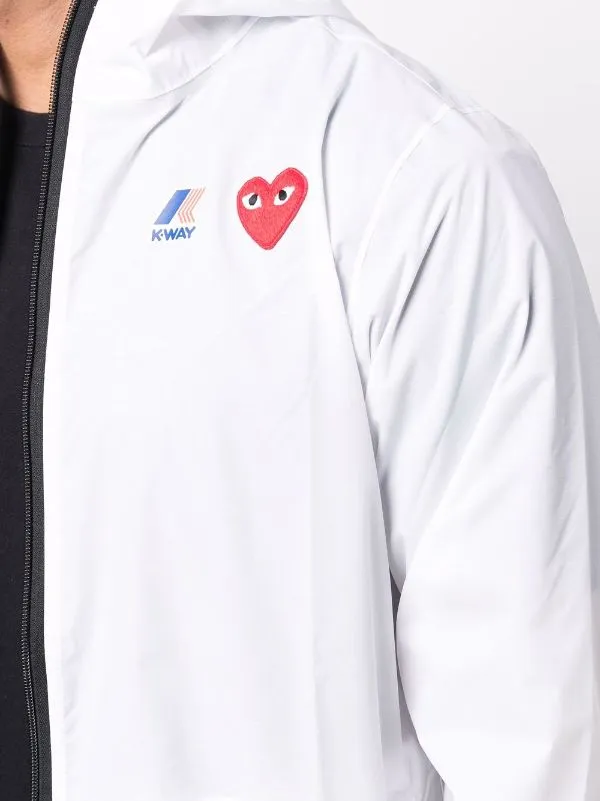 Henrik Vibskov Boutique KWay Cagoule 8211 White Men Jackets and Coats