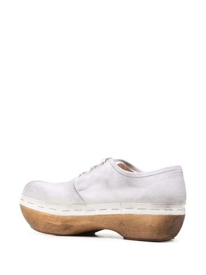 Henrik Vibskov Boutique Lace Up Clogs 8211 White Men Shoes