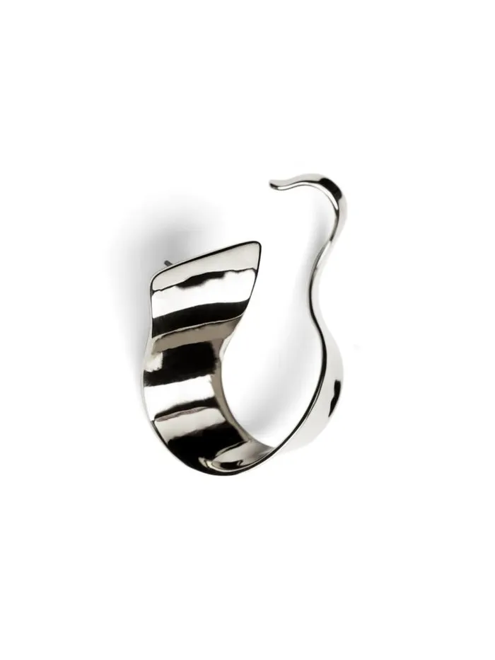Henrik Vibskov Boutique Lily Earring Organic 8211 Right 8211 Silver Women Earrings Henrik Vibskov Boutique Lily Earring Organic 8211 Right 8211 Silver Women Earrings