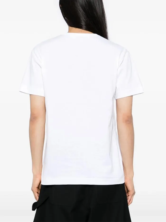 Henrik Vibskov Boutique Metalstone Red Heart TShirt 8211 White Men Tops