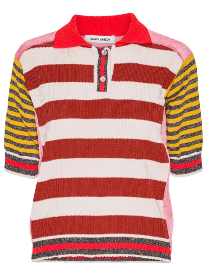 Henrik Vibskov Boutique Mix Polo 8211 Pink Mix Women Tops