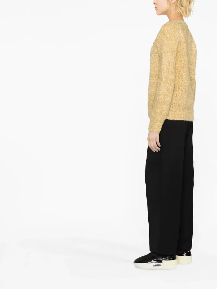 Henrik Vibskov Boutique Mohair VNeck Knit 8211 Primrose Women Knitwear