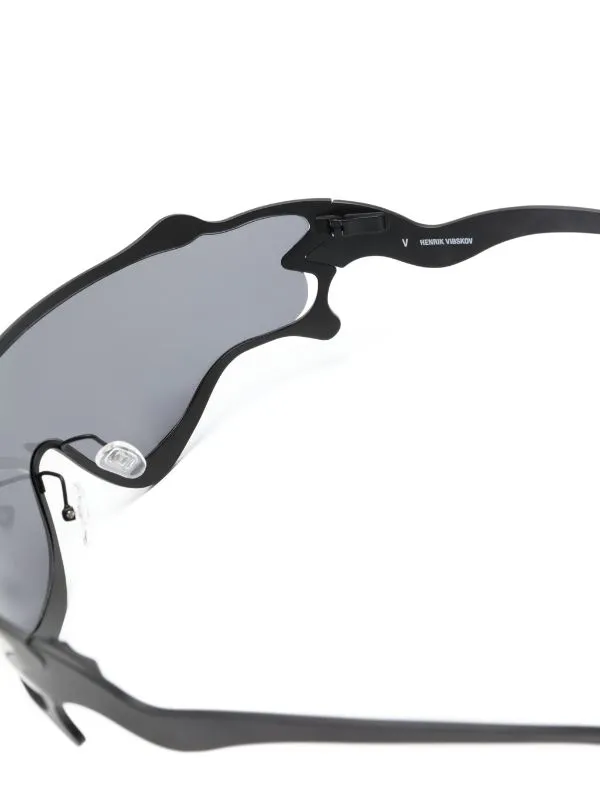 Henrik Vibskov Boutique Octane Sunglasses 8211 Black Men Sunglasses