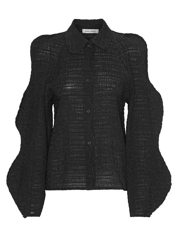 Henrik Vibskov Boutique Octo Shirt 8211 Black Women Tops