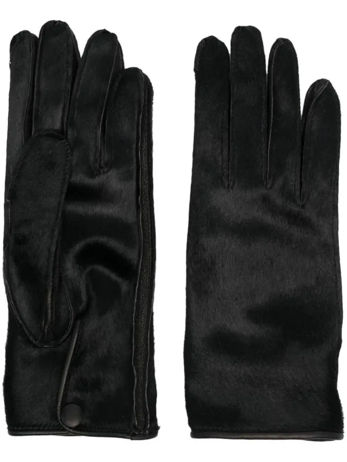 Henrik Vibskov Boutique Pony Hair Gloves 8211 Black Women Hats and Gloves