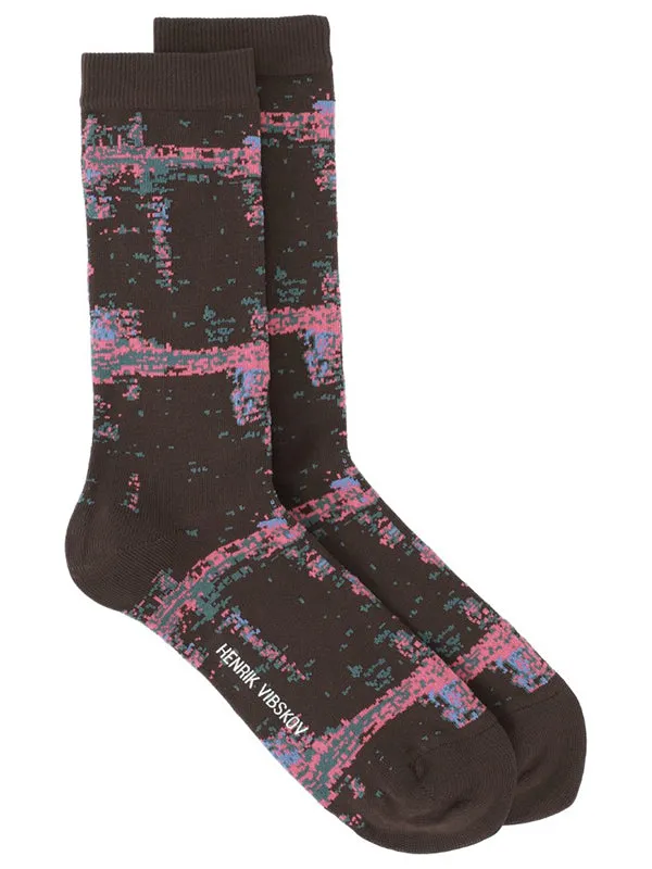 Henrik Vibskov Boutique Screen Transparent Socks Femme 8211 Black Purple Transparent Blur Grid Women Socks Henrik Vibskov Boutique Screen Transparent Socks Femme 8211 Black Purple Transparent Blur Grid Women Socks