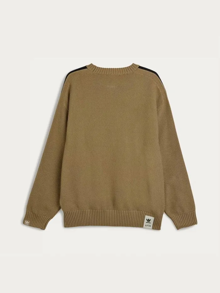 Henrik Vibskov Boutique SFTM Knit Crew Neck Sweatshirt 8211 Brown Men Hoodies and Sweatshirts