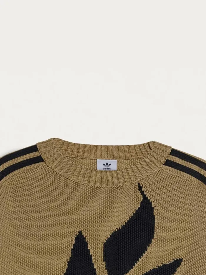 Henrik Vibskov Boutique SFTM Knit Crew Neck Sweatshirt 8211 Brown Men Hoodies and Sweatshirts