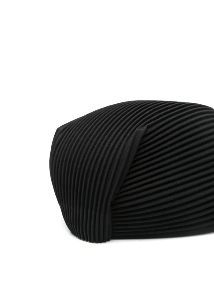 Henrik Vibskov Boutique SS25 Pleats Hat 8211 Black Men Hats and Gloves