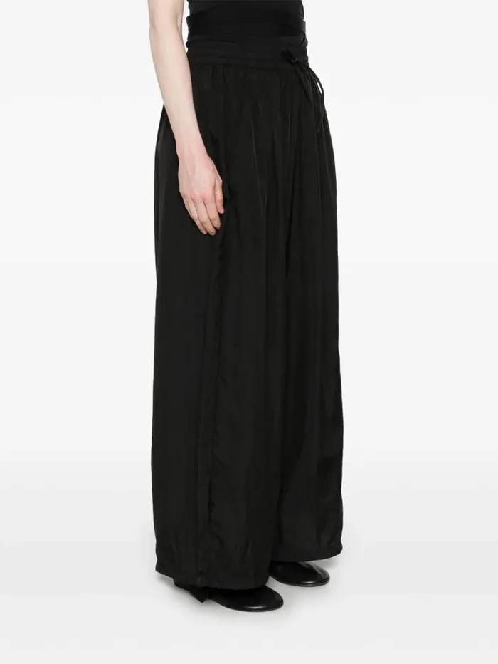 Henrik Vibskov Boutique Y3 3Stripes Nylon Pants 8211 Black Women Pants
