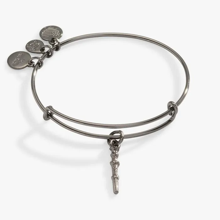 Iconic Women Alex And Ani Harry Potter The Elder Wand Charm Bangle Bracelet Midnight Silver Iconic Women Alex And Ani Harry Potter The Elder Wand Charm Bangle Bracelet Midnight Silver
