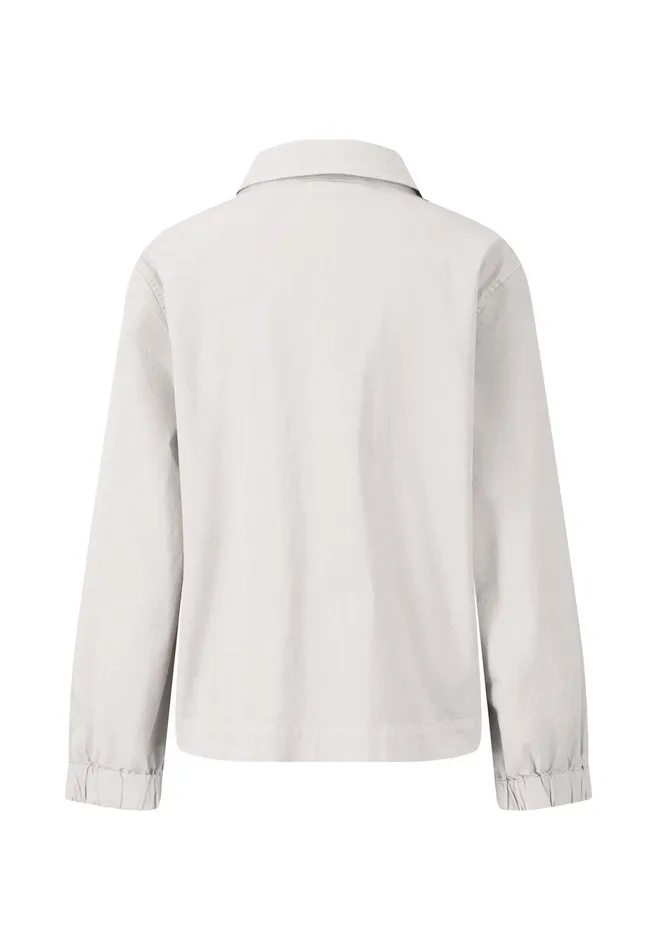 Jack Women FYNCHHATTON Cotton Mix Jacket With A Loose Fit Milk