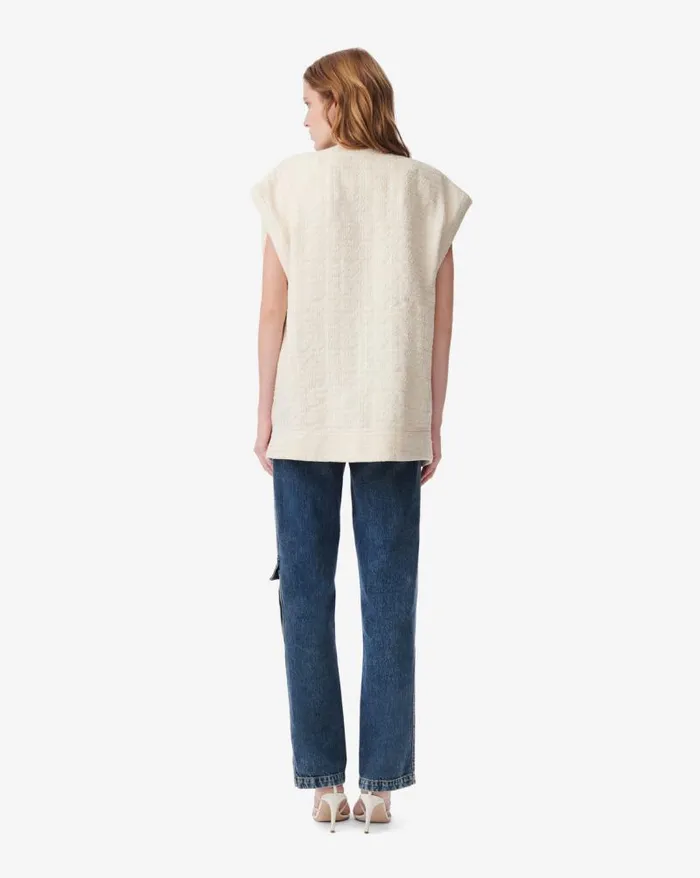 Jackets and Coats Women IRO ILYANA SLEEVELESS TWEED OVERSHIRT