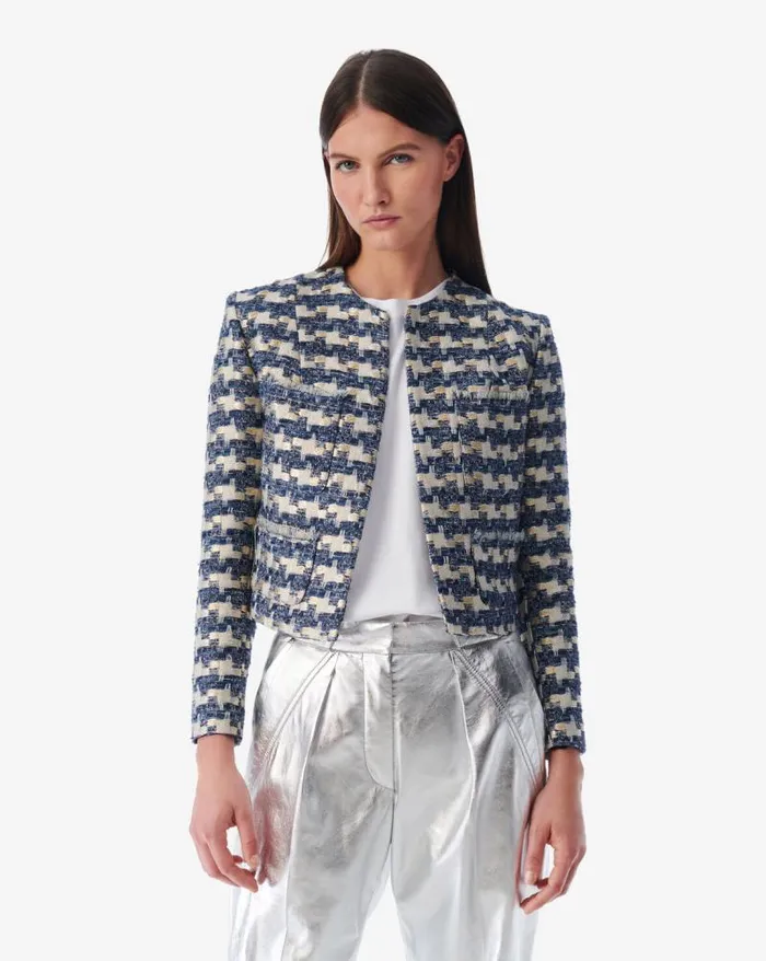 Jackets and Coats Women IRO TIARE LUREX TWEED JACKET