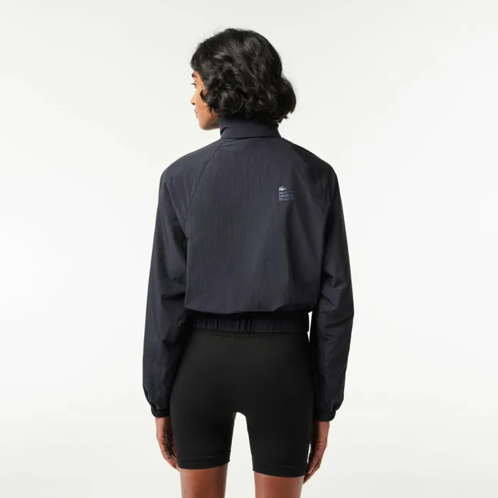 Jackets and Coats Women Lacoste Women039s Short ZipUp Jacket Abysm Blue Hde