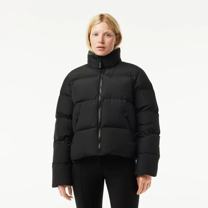 Jackets and Coats Women Lacoste Women039s Stowable Hood Puffer Jacket Black 031 Jackets and Coats Women Lacoste Women039s Stowable Hood Puffer Jacket Black 031