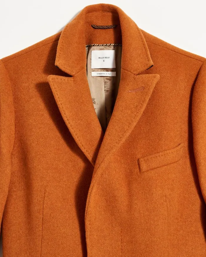 Jackets and Outerwear Women Billy Reid Peak Lapel Crombie Gingerbread
