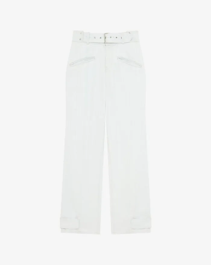 Jeans Women IRO KERAT LOOSEFIT BELTED WASHED JEANS