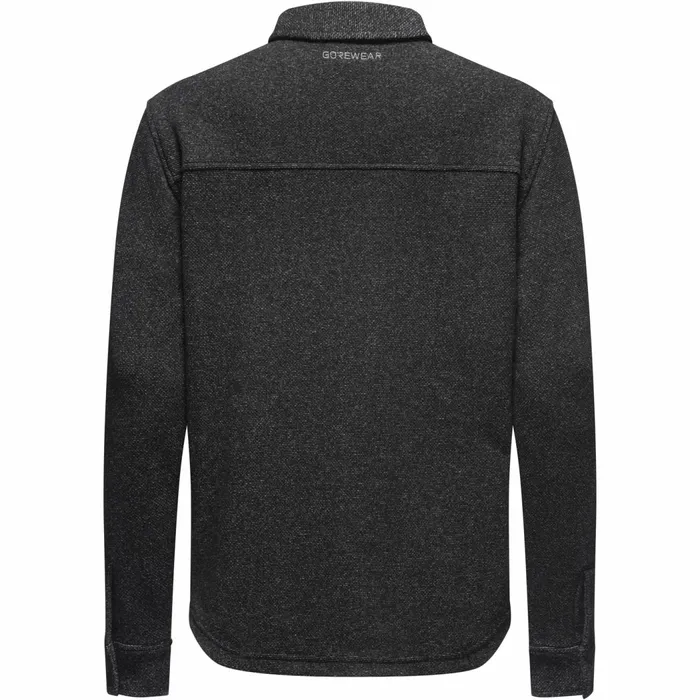 Jerseys and Shirts Men GOREWEAR Hybrid Fleece Flannel Shirt Mens Black