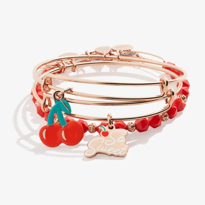 Jewelry Sets Women Alex And Ani So Sweet039 Cherry Charm Bangles Set Of 3 Shiny Rose Gold Jewelry Sets Women Alex And Ani So Sweet039 Cherry Charm Bangles Set Of 3 Shiny Rose Gold