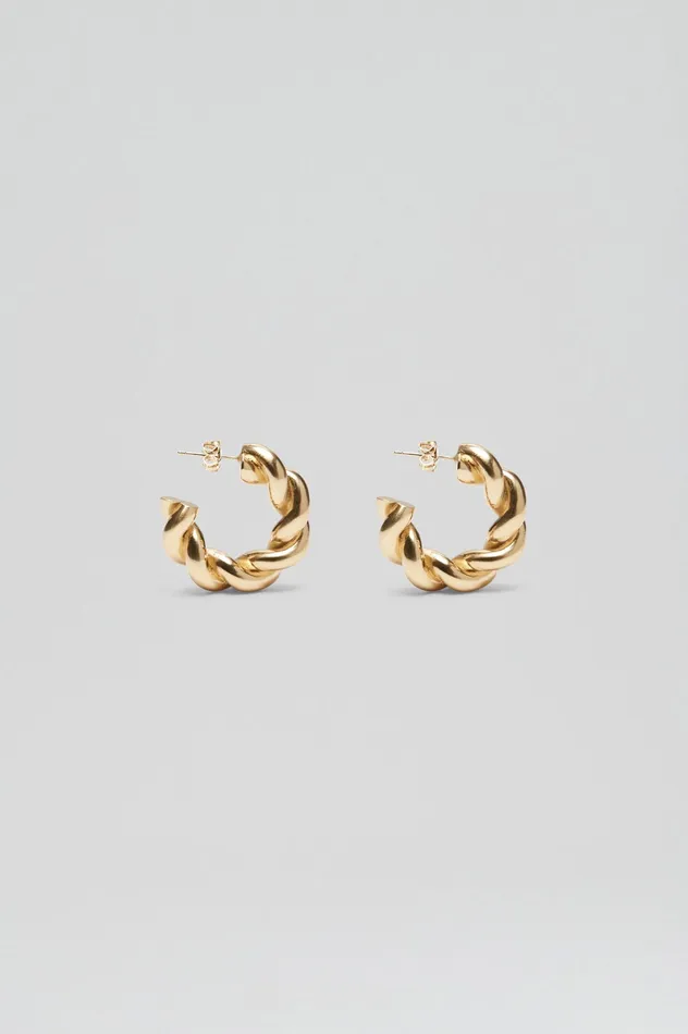 Jewelry TWIST EARRINGS LIGHTGOLD 8211 Scanlan Theodore Women Jewelry TWIST EARRINGS LIGHTGOLD 8211 Scanlan Theodore Women