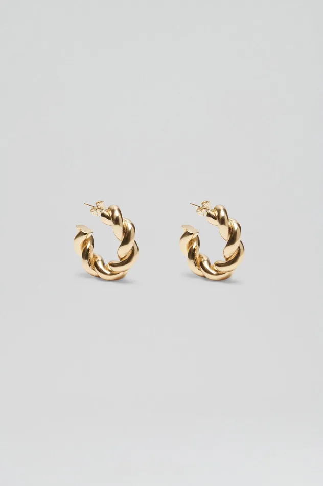 Jewelry TWIST EARRINGS LIGHTGOLD 8211 Scanlan Theodore Women Jewelry TWIST EARRINGS LIGHTGOLD 8211 Scanlan Theodore Women
